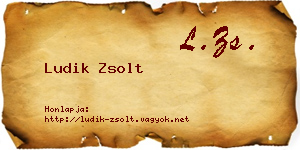 Ludik Zsolt névjegykártya